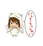 天使の日常あいさつのスタンプ（個別スタンプ：5）