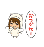 天使の日常あいさつのスタンプ（個別スタンプ：9）