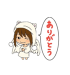 天使の日常あいさつのスタンプ（個別スタンプ：10）