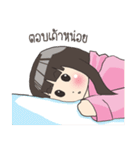Girl little pig ＆ Boy little wolf（個別スタンプ：21）