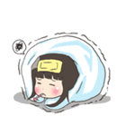 Girl little pig ＆ Boy little wolf（個別スタンプ：38）
