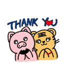 Tiger King ＆ Chume Pig（個別スタンプ：2）