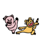 Tiger King ＆ Chume Pig（個別スタンプ：21）