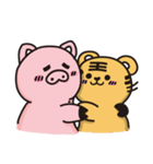 Tiger King ＆ Chume Pig（個別スタンプ：24）
