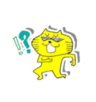 きいろいネコの話（個別スタンプ：14）