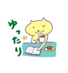 きいろいネコの話（個別スタンプ：38）