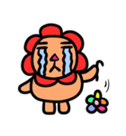 Flowers lion（個別スタンプ：5）