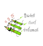 The Green Crayon 1 : Exclamation（個別スタンプ：5）
