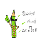 The Green Crayon 1 : Exclamation（個別スタンプ：11）
