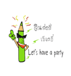 The Green Crayon 1 : Exclamation（個別スタンプ：28）