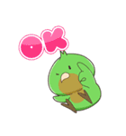 コザクラインコぱんちゃん（個別スタンプ：3）