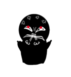 Blacky night（個別スタンプ：17）