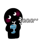 Blacky night（個別スタンプ：19）