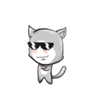 What The Cat(Eng)（個別スタンプ：4）