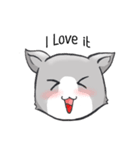 What The Cat(Eng)（個別スタンプ：17）