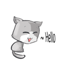 What The Cat(Eng)（個別スタンプ：19）