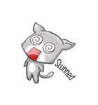What The Cat(Eng)（個別スタンプ：21）
