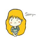 Meaning Chubby Girl (ENG)（個別スタンプ：5）