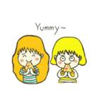 Meaning Chubby Girl (ENG)（個別スタンプ：13）