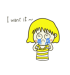 Meaning Chubby Girl (ENG)（個別スタンプ：17）