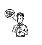 Working peeps (TH/EN)（個別スタンプ：8）