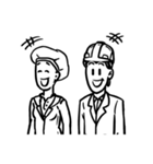 Working peeps (TH/EN)（個別スタンプ：13）