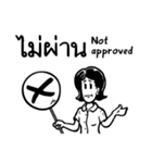 Working peeps (TH/EN)（個別スタンプ：19）