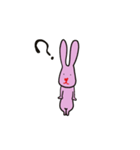 ハート鼻うさぎ（個別スタンプ：14）