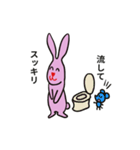 ハート鼻うさぎ（個別スタンプ：34）