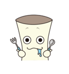 エリンギ怪人（個別スタンプ：37）