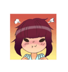ゆるゆる女の子の日常（個別スタンプ：3）