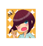 ゆるゆる女の子の日常（個別スタンプ：4）