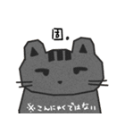 半目がデフォのアメショースタンプ（個別スタンプ：20）