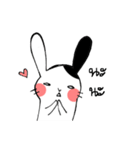 Pocker-face Rabbit（個別スタンプ：6）