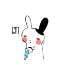 Pocker-face Rabbit（個別スタンプ：20）