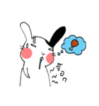 Pocker-face Rabbit（個別スタンプ：22）