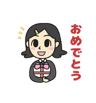イチオシ家族のでか文字スタンプ（個別スタンプ：3）