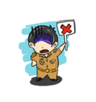 Man and Teacher Thai（個別スタンプ：7）