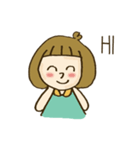 Sali Happy Girl (ENG ver.)（個別スタンプ：1）