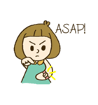 Sali Happy Girl (ENG ver.)（個別スタンプ：17）