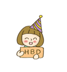 Sali Happy Girl (ENG ver.)（個別スタンプ：37）