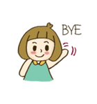 Sali Happy Girl (ENG ver.)（個別スタンプ：40）