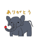 絵心の無い動物たち（個別スタンプ：3）