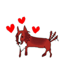 絵心の無い動物たち（個別スタンプ：22）