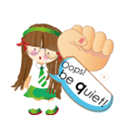 Oops！ say "NO" loudly.（個別スタンプ：4）
