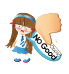 Oops！ say "NO" loudly.（個別スタンプ：5）