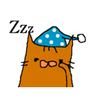 ちゃいろいねこ（個別スタンプ：7）