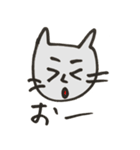 ちょっと変な主婦ネコ（個別スタンプ：6）