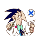 Dr.シャープとフラットくん（個別スタンプ：3）