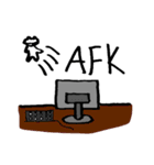 無気力さんのネトゲ生活（MMO）（個別スタンプ：33）